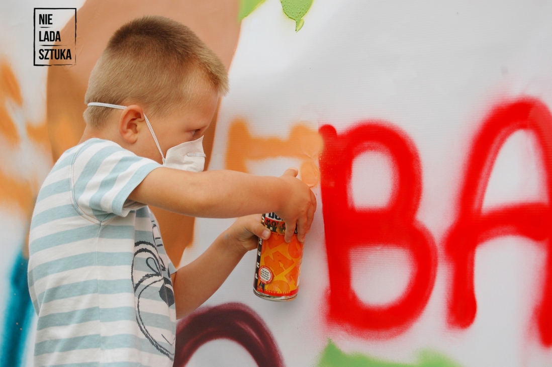 Warsztaty street artowe dla młodzieży 16